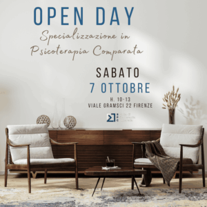 Open Day Corso di Specializzazione in Psicoterapia Comparata – 7 ottobre 2023