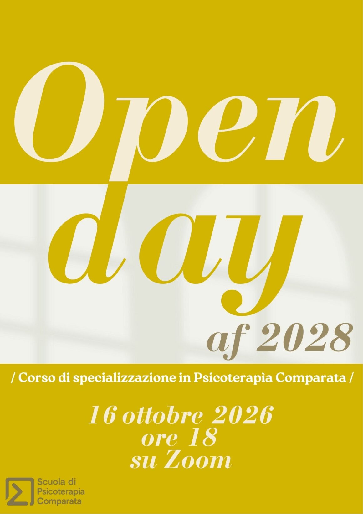Open day – 16 ottobre 2026