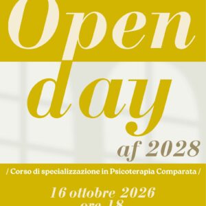 Open day – 16 ottobre 2026