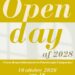 Open day – 16 ottobre 2026
